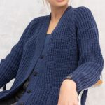 merino strickjacke damen