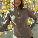 merino strickjacke damen