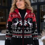 norweger strickjacke damen