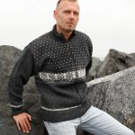 norweger strickjacke herren
