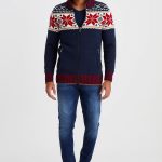 norweger strickjacke herren