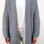 oversize strickjacke grobstrick