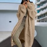 oversize strickjacke grobstrick