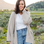 oversize strickjacke grobstrick