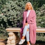 oversize strickjacke grobstrick