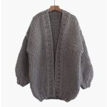 oversize strickjacke grobstrick
