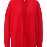 rote damen strickjacke