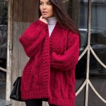 strickjacke damen grobstrick
