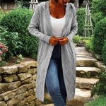 strickjacke damen lang grobstrick