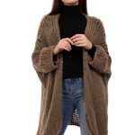 strickjacke damen lang grobstrick