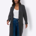 strickjacke damen lang grobstrick