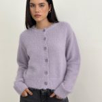 strickjacke flieder