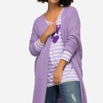 strickjacke flieder