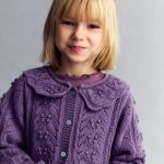 strickjacke lila