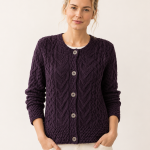 strickjacke merinowolle damen