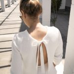 strickjacke mit schleife