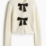 strickjacke mit schleife