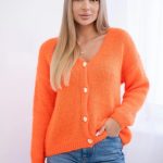 strickjacke orange