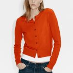 strickjacke orange