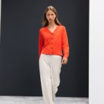 strickjacke orange