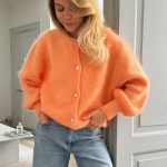 strickjacke orange