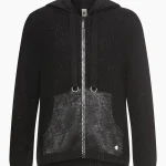 strickjacke schwarz lang
