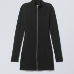 strickjacke schwarz lang