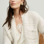 strickjacken beige
