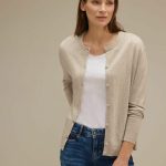 strickjacken beige