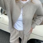 strickjacken beige