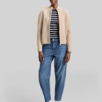 strickjacken beige