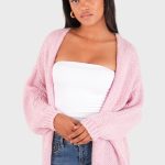strickjacken rosa