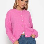 strickjacken rosa