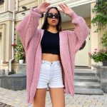 strickjacken rosa