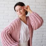 strickjacken rosa