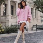 strickjacken rosa