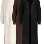 strickweste damen lang