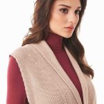strickweste damen lang
