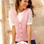 strickweste damen lang
