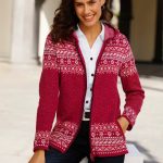 warme strickjacke damen
